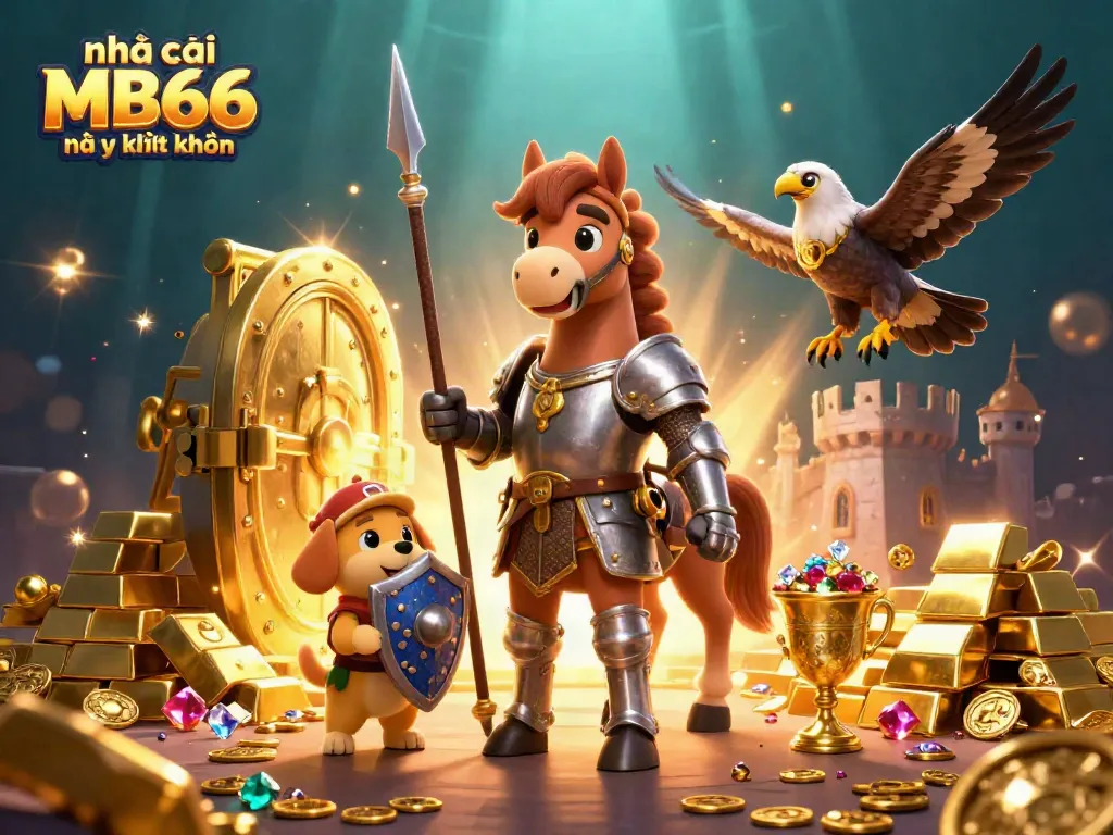 Experience the excitement of "nhà cái MB66 có uy tín không" in this vibrant casino-themed 3D scene.